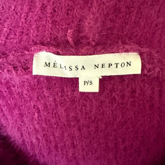 Melissa Nepton pink sleeveless hooded sweater - Birdie - vest - magenta - size S - Picture 7 of 10